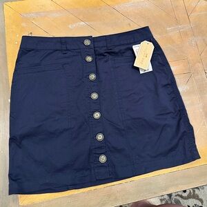 Copper Key Utility Light Blue Mini Skirt Size Large